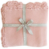 Mini Moss Stitch Blanket Petal