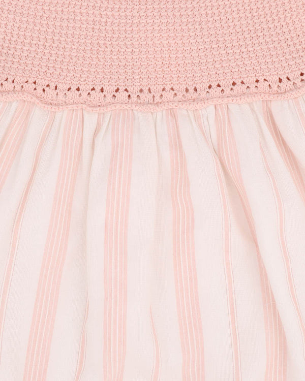 POPPY KNIT BODICE DRESS