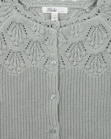 Bebe -PISTACHIO GREEN KNITTED CARDIGAN