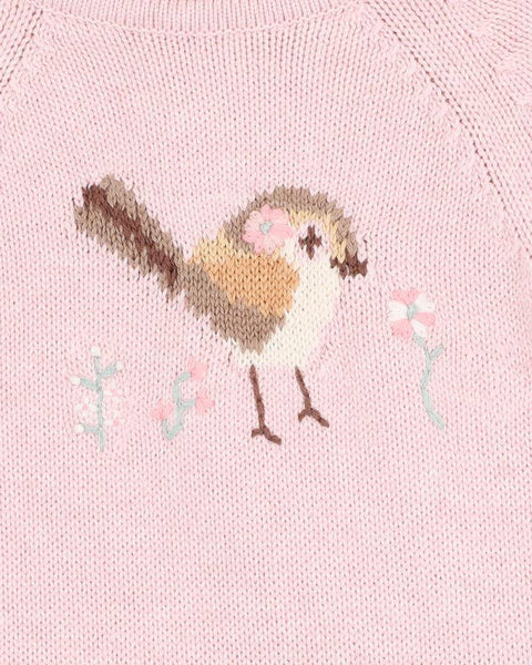 Bebe by Minihaha-MOLLY BIRD KNITTED ROMPER