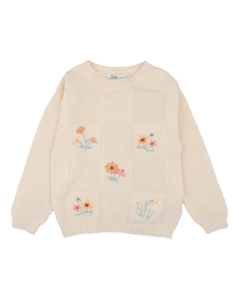 Fern Hand Embroidered Knitted Jumper