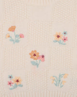 Fern Hand Embroidered Knitted Jumper