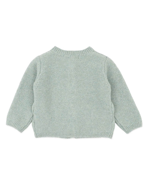 Sage Pointelle Cardigan