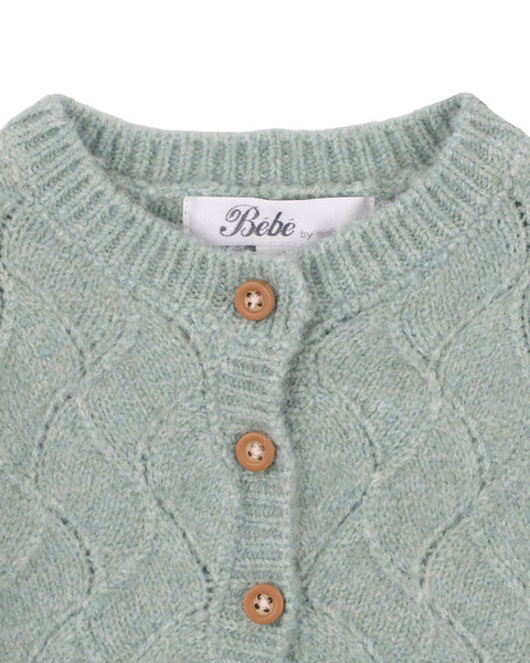 Sage Pointelle Cardigan