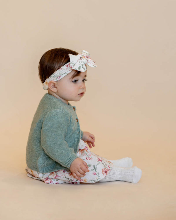 Sage Pointelle Cardigan