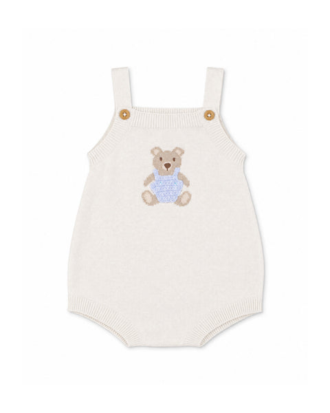 BRADY ORGANIC KNITTED BEAR BODYSUIT