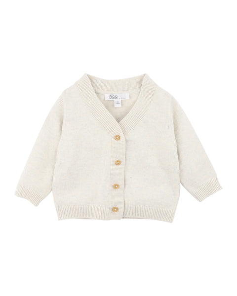 BRADY ORGANIC COTTON MARL CARDIGAN