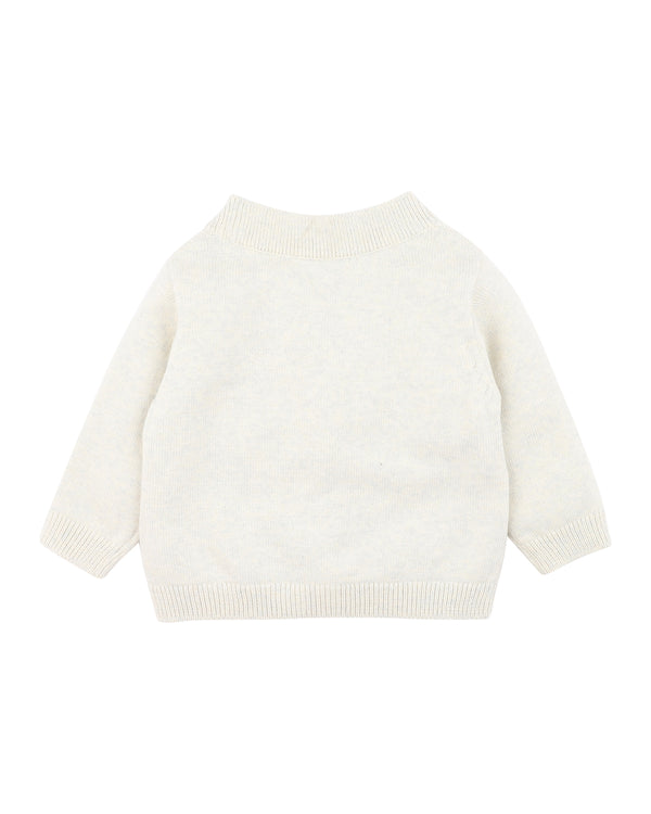 BRADY ORGANIC COTTON MARL CARDIGAN