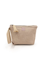 Natural Large Pouch Dusty Pink