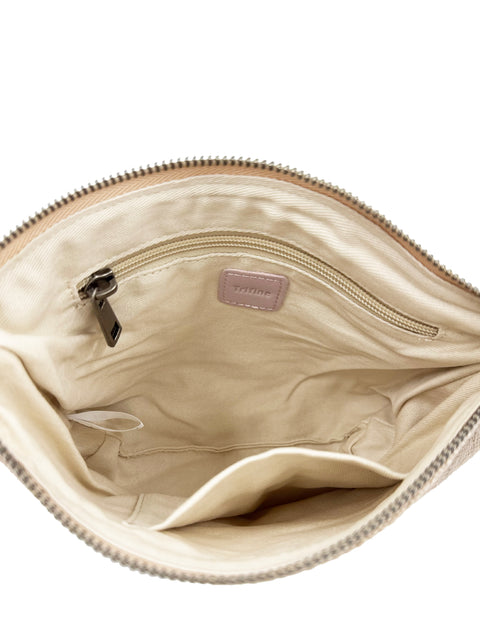 Natural Large Pouch Dusty Pink