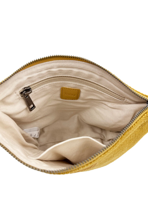 Natural Large Pouch Mustard