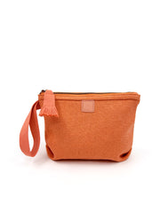 Natural Large Pouch Tangerine