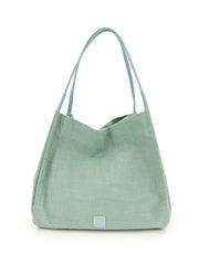 Land and Sea Tote Bag - Mint Blue