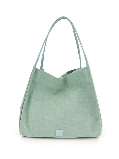 Land and Sea Tote Bag - Mint Blue