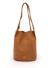 Natural Long Handled Bag Rust