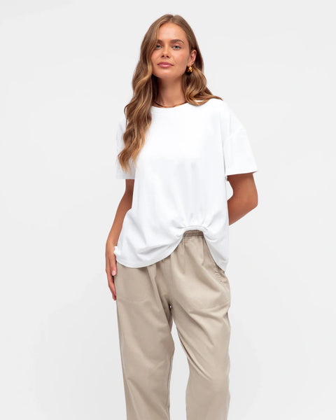 Easy Tuck Tee White