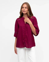 Label of Love-Blair  Blouse Berry