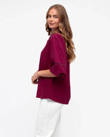 Label of Love-Blair  Blouse Berry