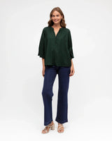Label of Love-Eloise Blouse Emerald