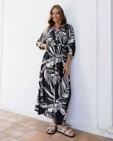 Label of Love-ABSTRACT EXPRESSION MAXI DRESS