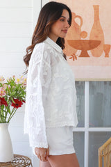 Celeste Cotton Embroidered Shirt