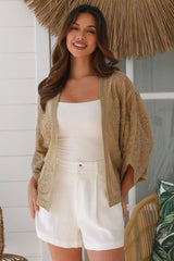 Freya Embroidered Cape Gold