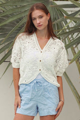 Indie Crochet Top White