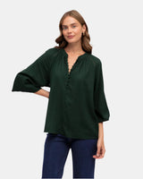 Label of Love-Eloise Blouse Emerald