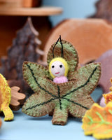 Tara Treasures- Felt Chestnut Leaf Baby