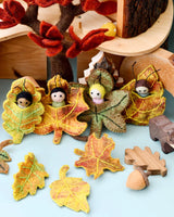 Tara Treasures- Felt Oak Leaf Baby