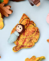 Tara Treasures- Felt Birch Leaf Baby