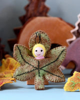 Tara Treasures- Felt Chestnut Leaf Baby