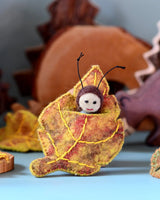 Tara Treasures- Felt Birch Leaf Baby