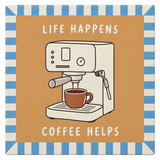 Espresso Ceramic Coaster Assorted