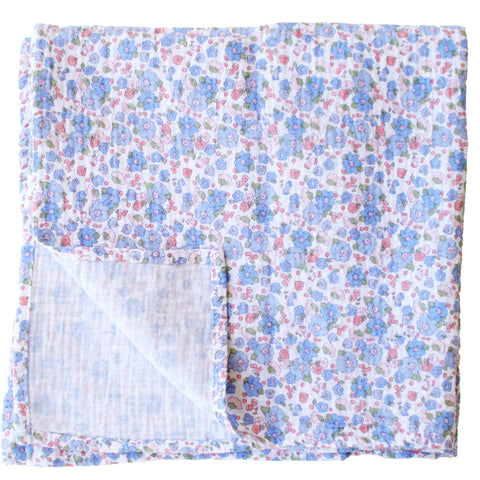 Muslin Swaddle Liberty Blue