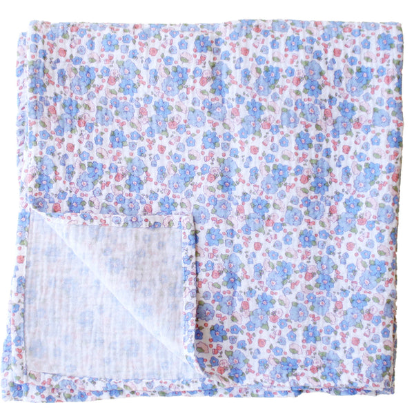 Muslin Swaddle Liberty Blue