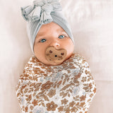 Fox & Fallow Broderie Organic Muslin Wrap Swaddle