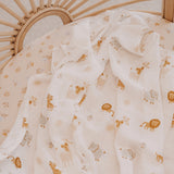 Fox & Fallow Welcome Party Organic Muslin Wrap Swaddle