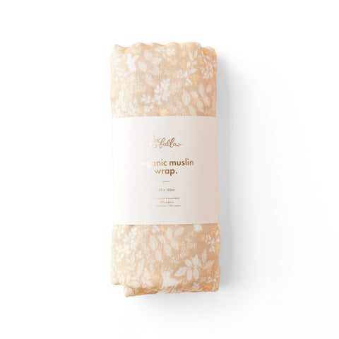 Fox & Fallow Cedarwood Organic Muslin Wrap Swaddle