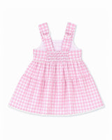 PINK GINGHAM SUNDRESS