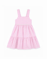 PINK GINGHAM SUNDRESS