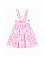 PINK GINGHAM SUNDRESS
