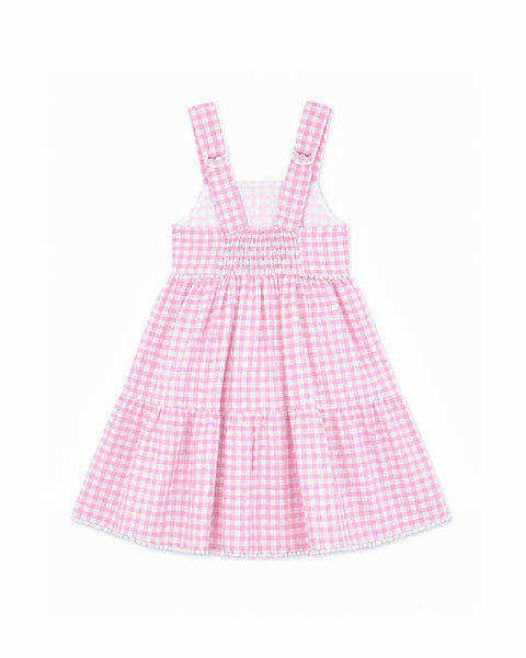 PINK GINGHAM SUNDRESS