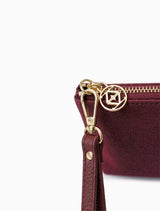 Mia Clutch Burgundy