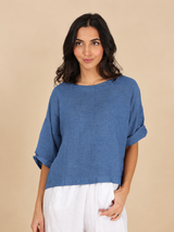 Harper Linen Top