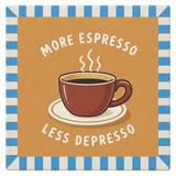 Espresso Ceramic Coaster Assorted