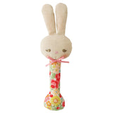 Baby Bunny Stick Rattle Spring Blossom