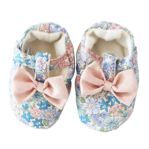 Bow Booties Blossom Lily Blue