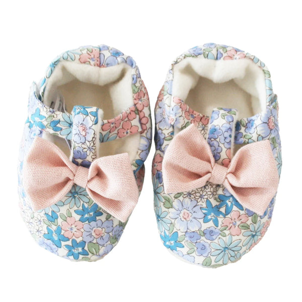 Bow Booties Blossom Lily Blue