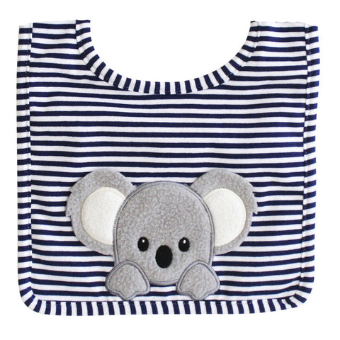 Baby Koala Bib Navy